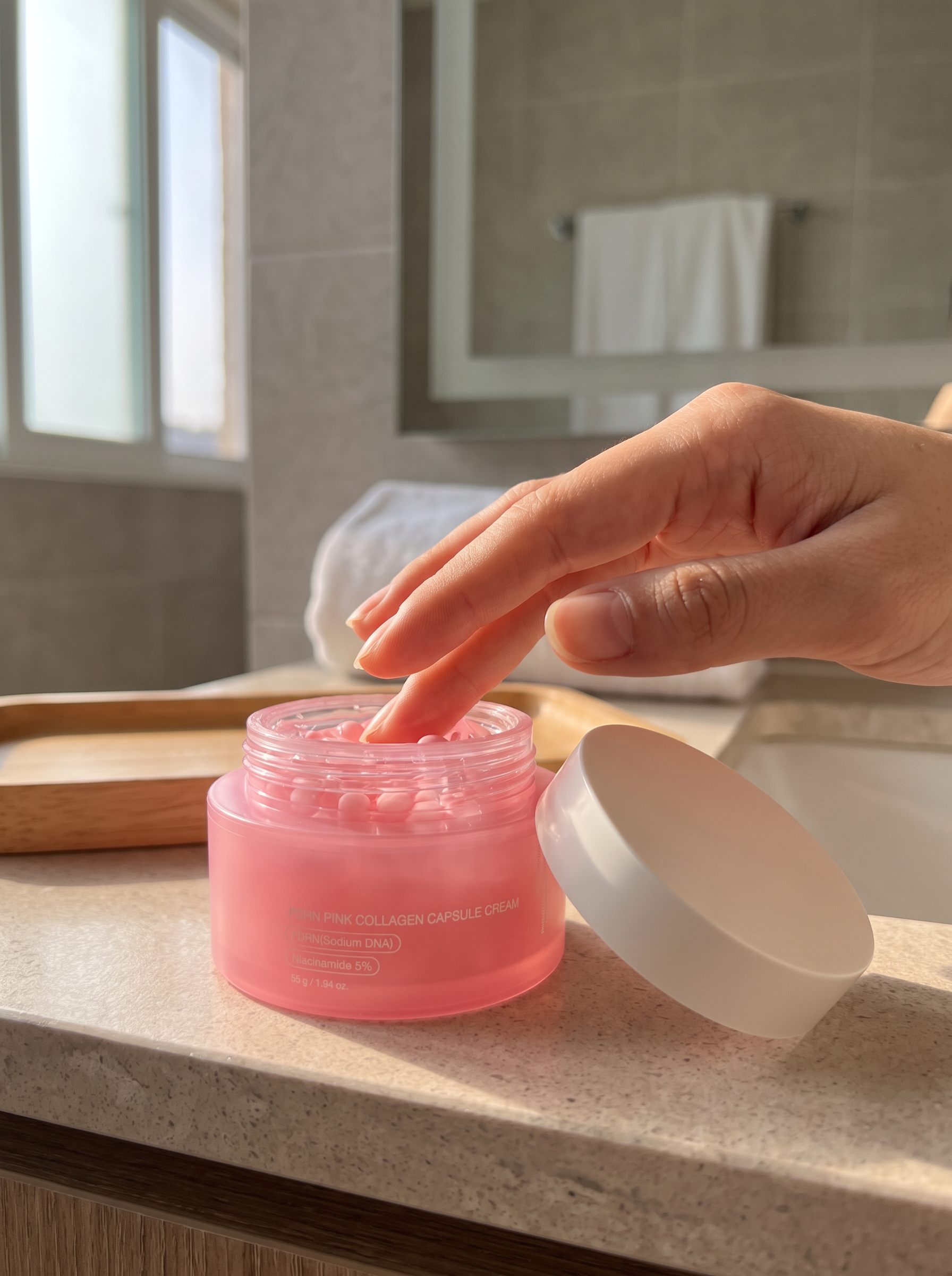 Dewcapsule Pink Capsule Niacinamide & PDRN Gel-Cream Moisturiser (55g)